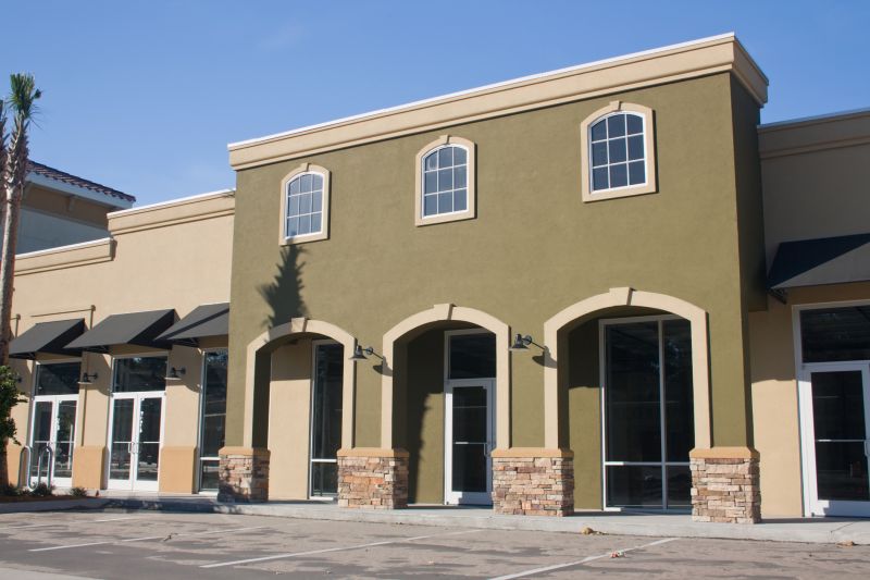 Commercial Building Stucco Finish